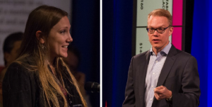 Geoff asked us “What are the challenges with hiring?” Yep. I jumped up to the mic on that one.